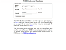 Tablet Screenshot of bughouse-db.org